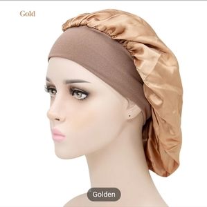 Gold Satin Cap